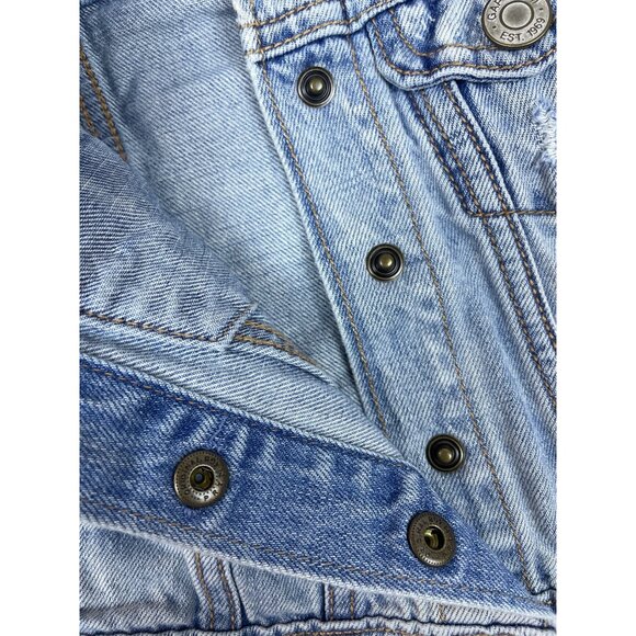 Gap Toddler Denim Jacket With Button Closure & Dual Chest Pockets Sz 2 - Picture 3 of 4